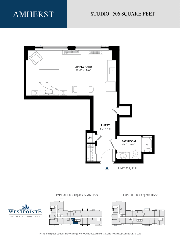 Floor Plans Westpointe Retirement
